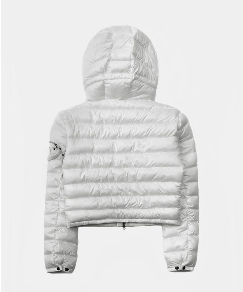 Badblood Viper 31-1 Lightweight Hooded Puffer - White