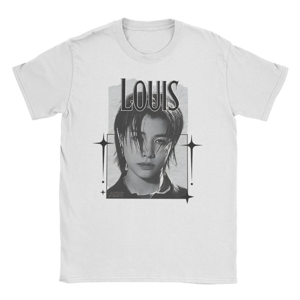 Lngshot Woojin Rising K-Pop Hip-Hop Group kpop T-Shirts for Unisex Women 100% Cotton Tees Short Sleeve T Shirts Summer Clothes