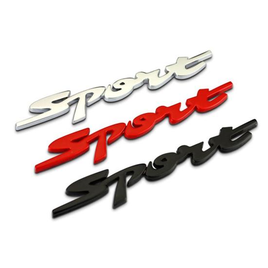 3D Автомобиль Спорт Дизайн Авто Буква Форма Автомобиль Наклейка Наклейка Декор