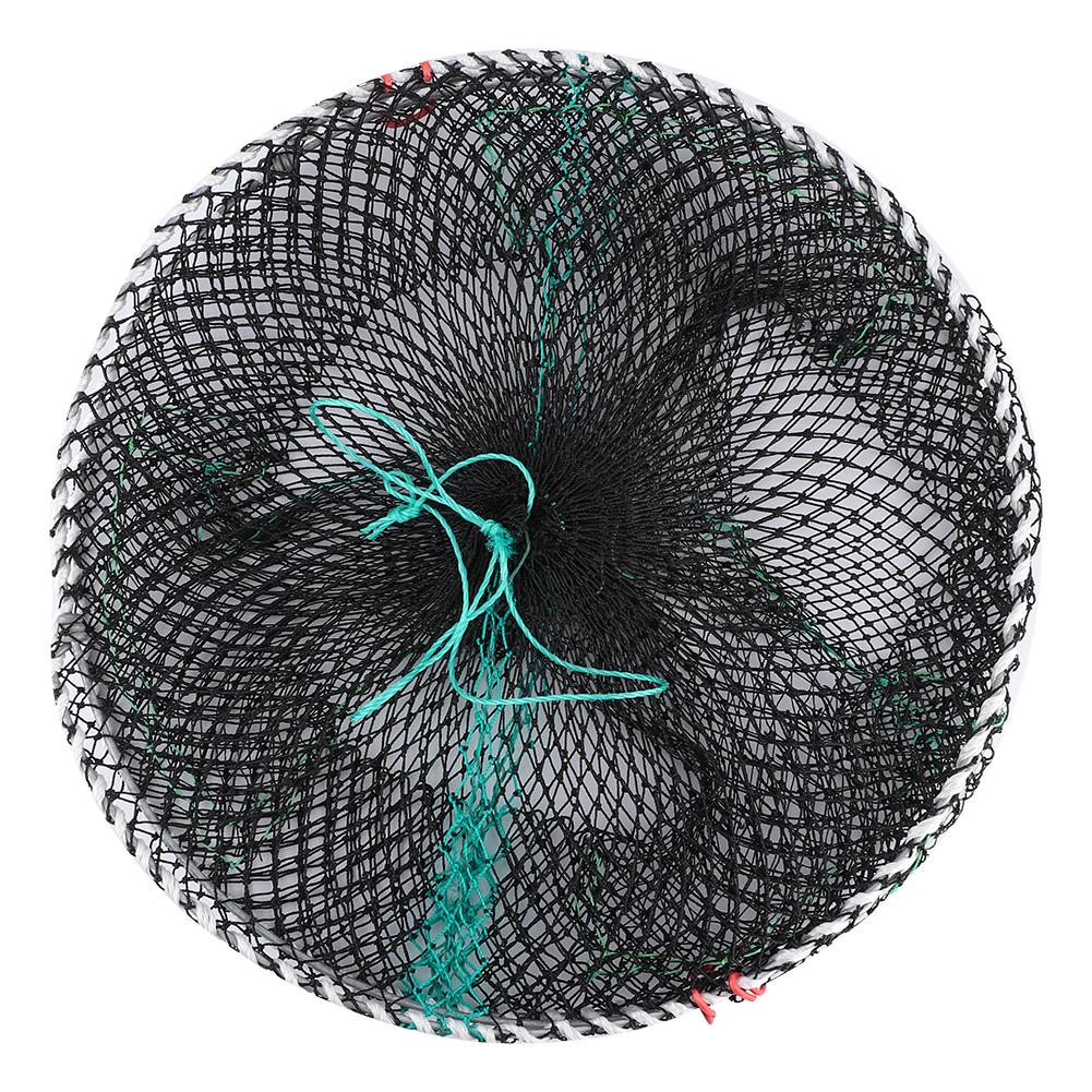 Portable Collapsible Crab Traps Foldable Crabbing Net for Lobster Shrimp Cast Mesh Fishing