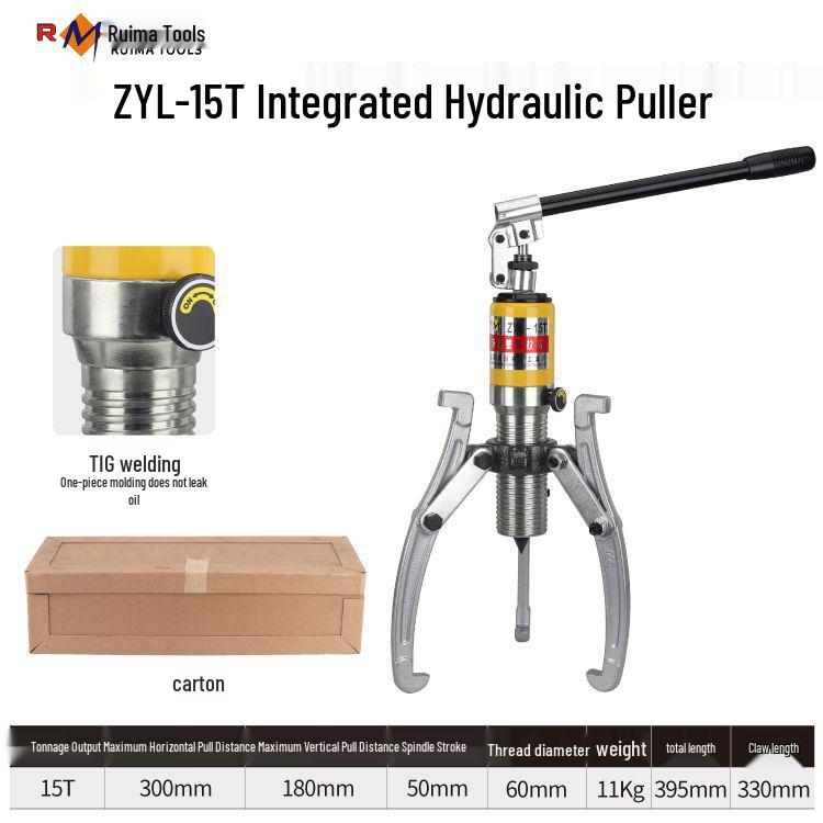 Ruima Premium Hydraulic Two/Three-Jaw Wheel & Bearing Puller Tool