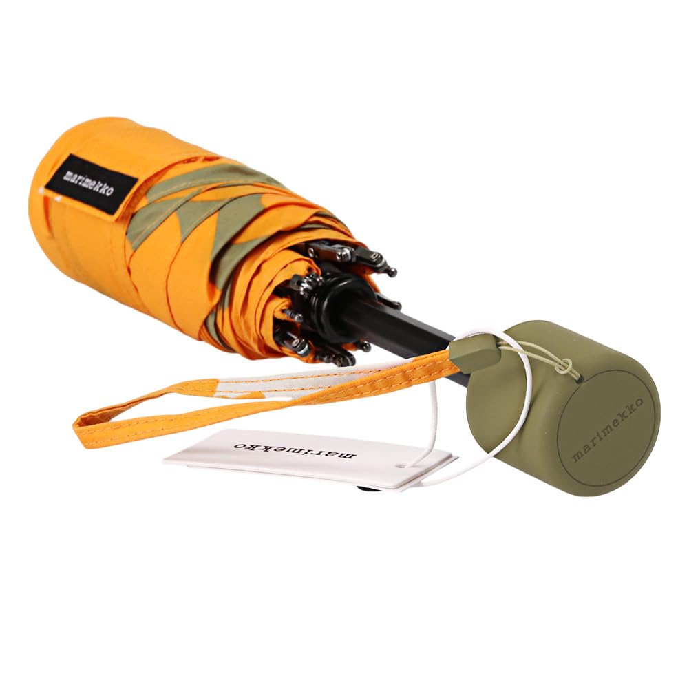 Marimekko Unikko Зонт складной ручной, Оранжевый, 94136 218