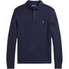 Polo Fw24 Однотонный свитер с вышивкой логотипа, с длинным рукавом, мужской свитер Hunter-Deep-Blue MNPOSWE16822053-400