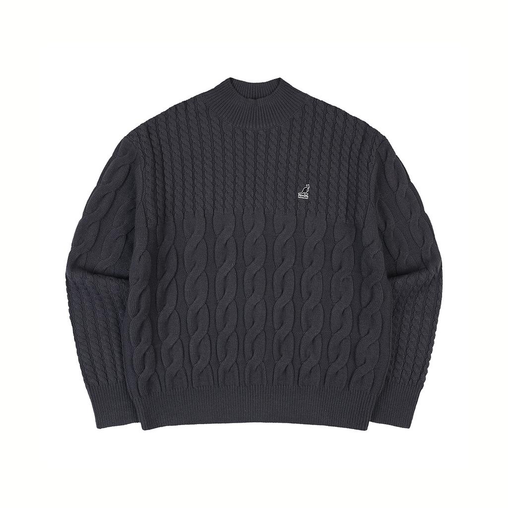 KANGOL Базовый свитерок в косынку 1866 Угольный