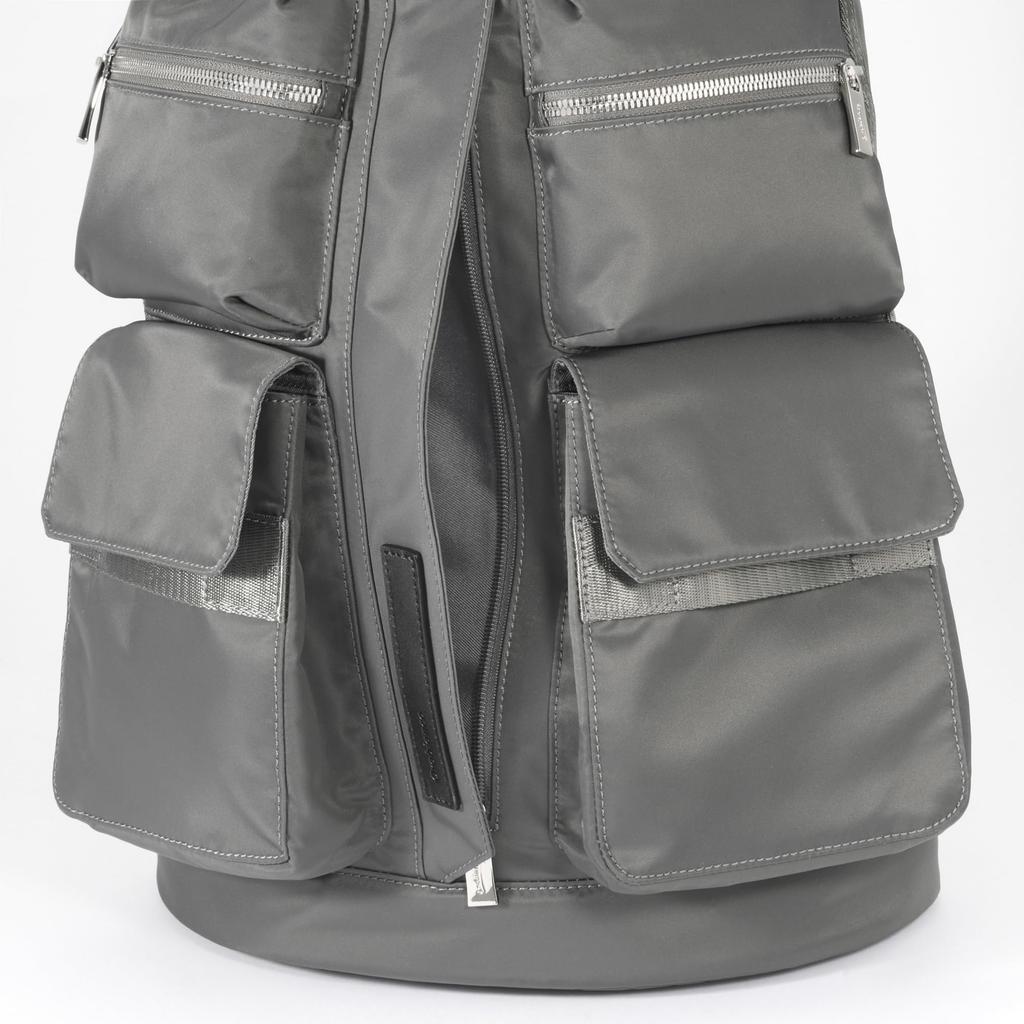 Рюкзак размера A4, отделение для ПК 20 л 750 г, переработанный нейлон, черный, черный [Orobianco] [Оригинал], мужской "TATTICA" 13,3 дюйма, № 92945