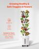 Hydroponic Growing System, 50 Pods Vertical 10 Tiers Hydroponic Tower, Rolling Hydronic Garden with Water Pump & Wheels, Indoor Plants Germination Kit
