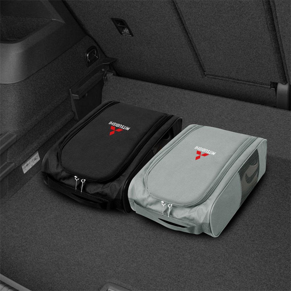 Car Logo Sneaker Storage Bag Travel Outing Shoe Storage Tool For Mitsubishi Ralliart Space Star Eclipse Cross ASX Xl Lancer 9 G4