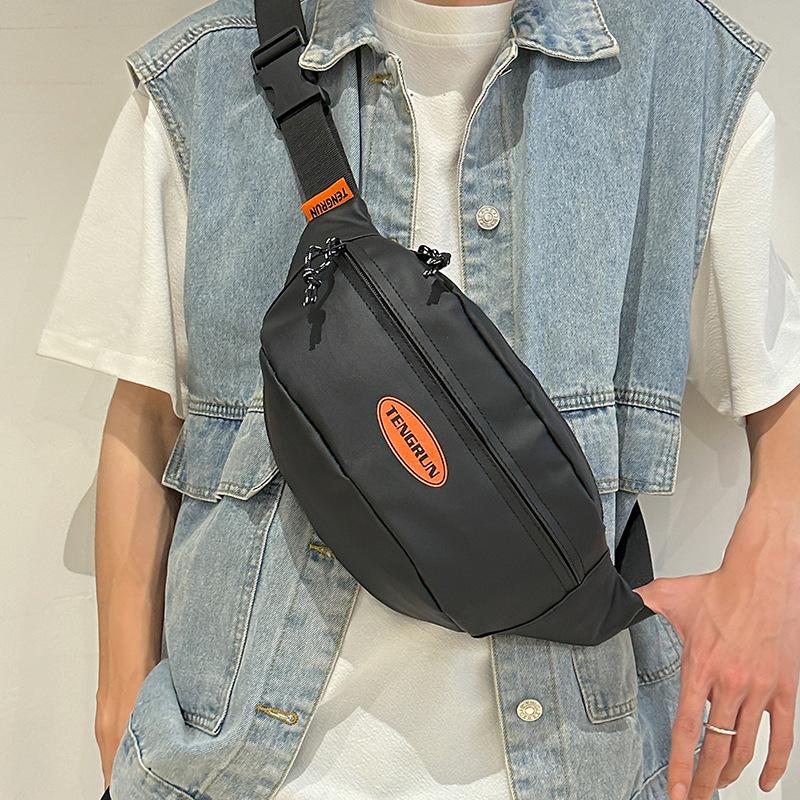 Мужская поясная сумка, женская летняя легкая нагрудная сумка, повседневная нейлоновая сумка, сумка через плечо через плечо