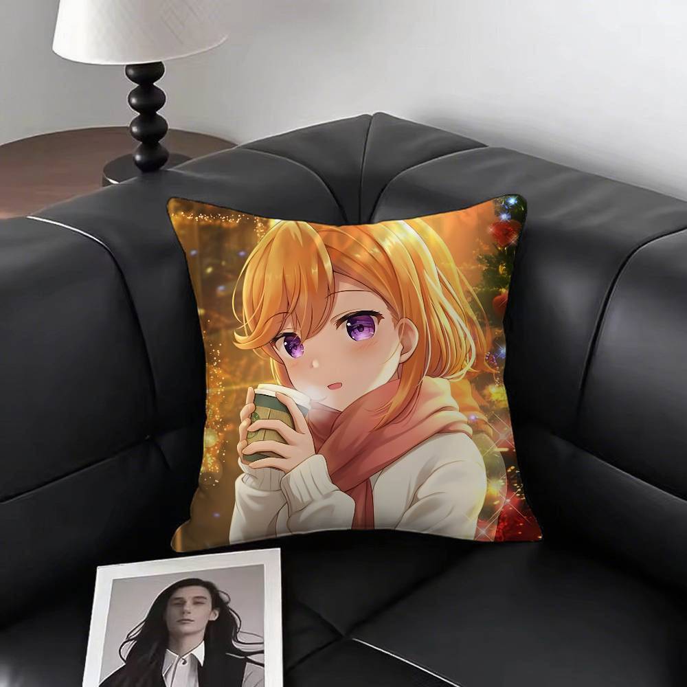 1pc Anime Love Live! Pillow Case Fashion Square Pillowcase Bedroom Sofa Room Ins Decoration Leisure