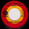 7-дюймовая пластинка WANDA JACKSON - Two Wrongs Don't Make A Right / Two 2693 Capitol Records US Folk Б/У