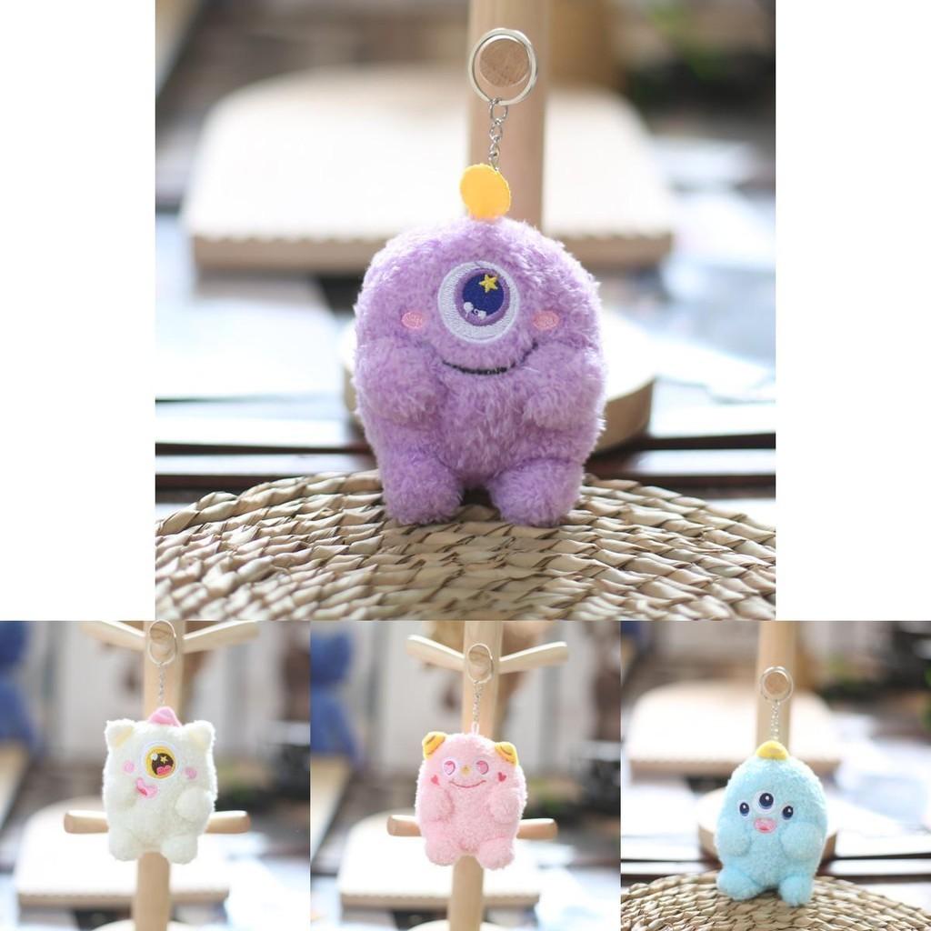 Очаровательный брелок-плюш «Маленький монстрик», восхитительный мультяшный стиль, мягкий и приятный на ощупь, с большими глазами