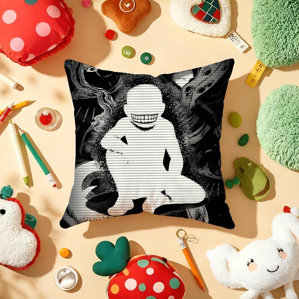 Cushion Cover Plush Fabric Soft DoubleSided Printed Sofa Warm Winter Home Gift Pillow Cover FFullmetal AAlchemist Anime