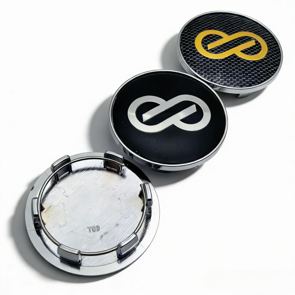 4pcs JDM ENKEI Logo Emblem Car Wheel Center Caps 69MM Clips 56MM Wheels Hub Dust Cap Rim Hubcaps Dustproot Cover Car Accessories