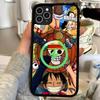Cartoon Ones P-Piece Luffys-Ace Magnetic Matte Phone Case For IPhone 16 17 15 14 13 12 11 For Magsafe Wireless Charge Cover