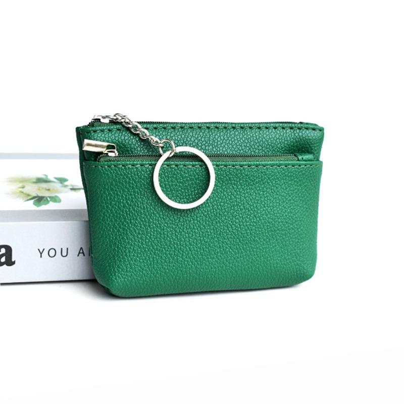 Coin Purses Women PU Leather New Small Mini Soft Surface Fashion Key Bank Card Coin Small Wallet