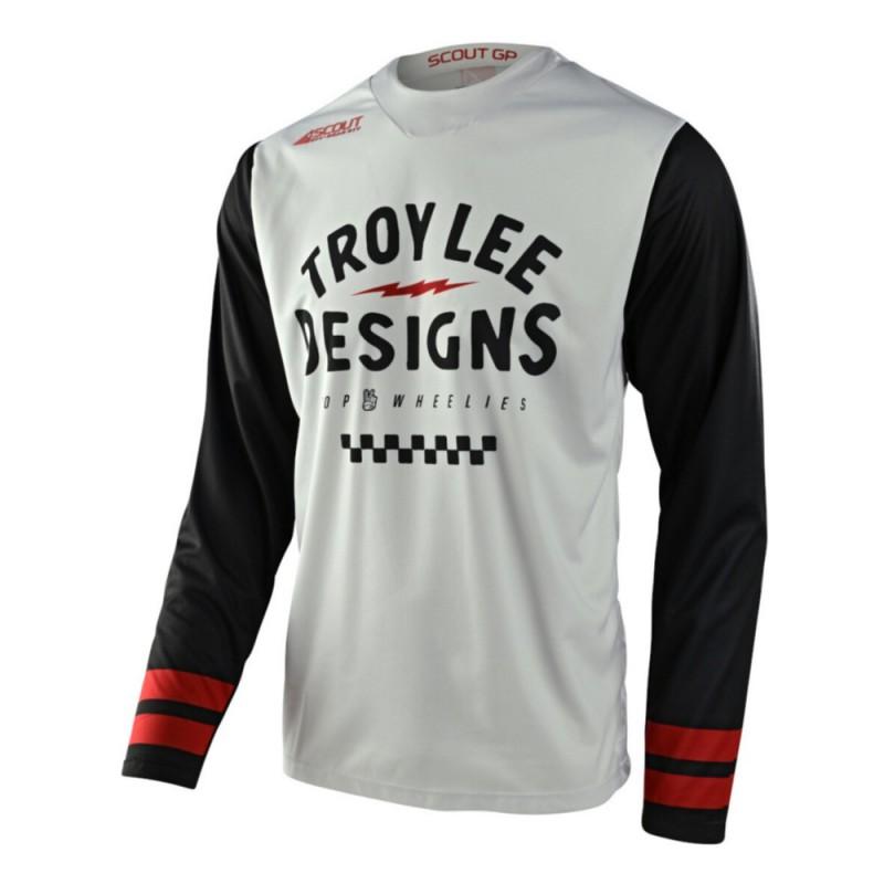 TROYLEE Mountain Bike Riding Jersey Long Sleeve Quick Dry Breathable Cycling Shirt Men Women Outdoor Trail Use
