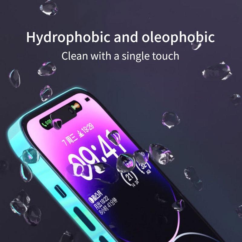 Светящаяся пленка на боковую рамку для iPhone 17 16e 16 15 14 13 12 Pro Max 14 15 16 Plus 13 12 Mini Цветная боковая наклейка Гидрогелевая пленка Защитное стекло для экрана и объектива
