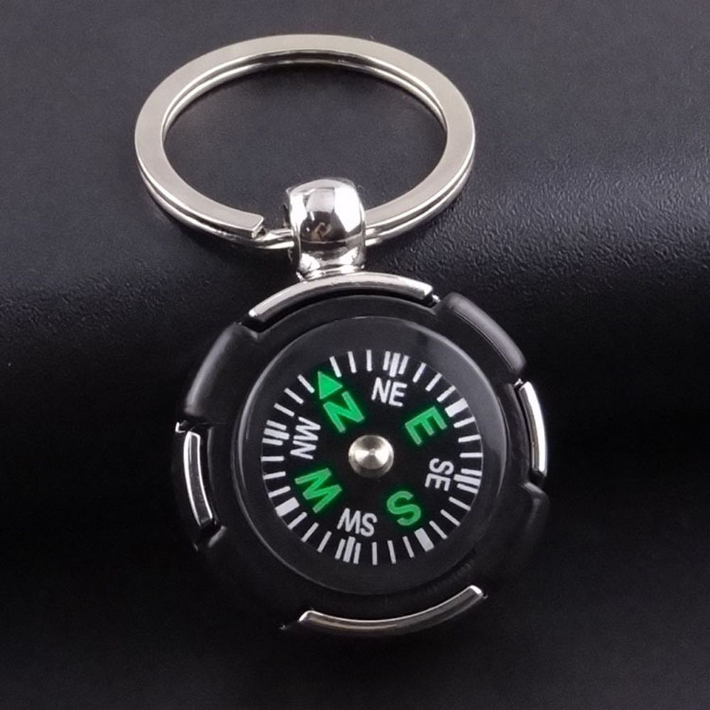 Chain Navigator Survival Tool Outdoor Emergency Wild Compass Keychain Mini Compass Pocket Compass