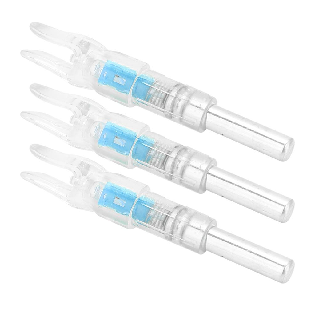 6.2mm Lightweight Arrow LED Lighted Nock with Automatic Knock Archery Arrows Accessory Blue