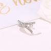 Female U-shaped Temperament Geometric Girls Ear Cuff Crystal Ear Clips Women Cross Clip Earrings