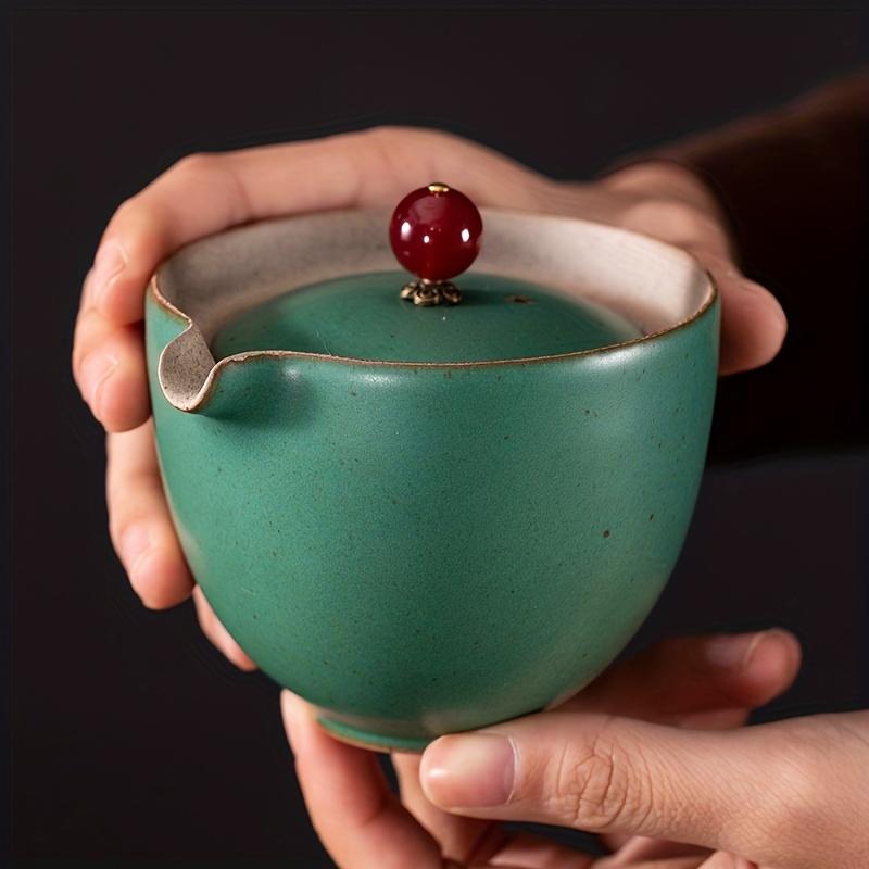 1 Set Tea Set Ceramic Tea Set Chinese Kung Ceramic Teapot Portable Handmade Teapot 4 Creative Tea Cup Tea Set For Office Living Room Tea Set For Gift