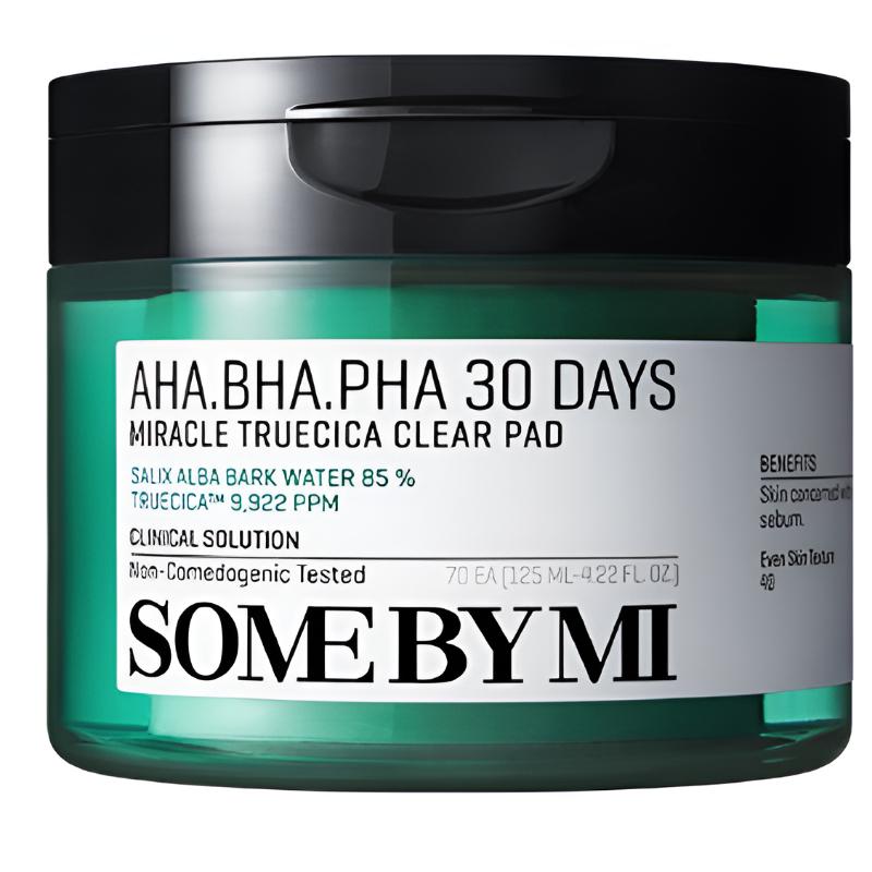 SOME BY MI AHA BHA PHA 30 Дней Чудо Truecica Очищающий Пэд 125 мл (70 пэдов)