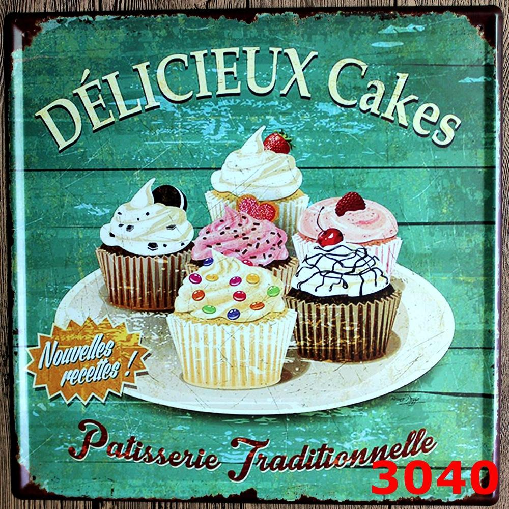 Dog Wine Coffee Motorcycle Retro European And American Advertising Frameless Tin Painting Bar Coffee Shop 