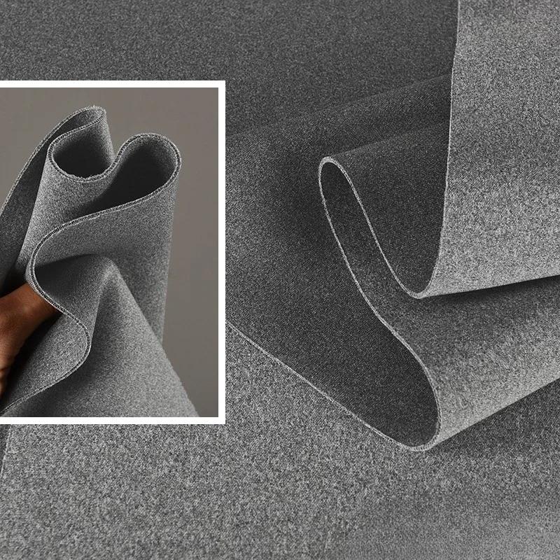 100x160cm Thickened Scuba Knitting Fabric Knitted Elastic Air Layer for Sewing Apparel Design Jackets Sweatshirts Suits