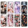 Черный ТПУ чехол для Huawei Y9S Y6S Y8S Y5P Y7P Y8P Чехол для Huawei Y5 lite Prime 2018 Y6 2019 Обложка зимняя девушка рождество мода