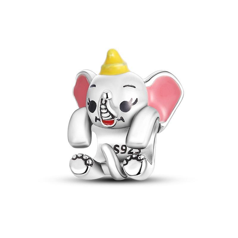 Beads Copper Silver Plated Beaded Accessories Diy Bracelet Pendant Accessories Animal Owl Rabbit Source