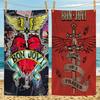 B-Bon Jovi Большие микрофибровые пляжные полотенца Быстросохнущее полотенце Песчаные пляжные полотенца Полотенце для бассейна Для путешествий Купание Бассейн Йога