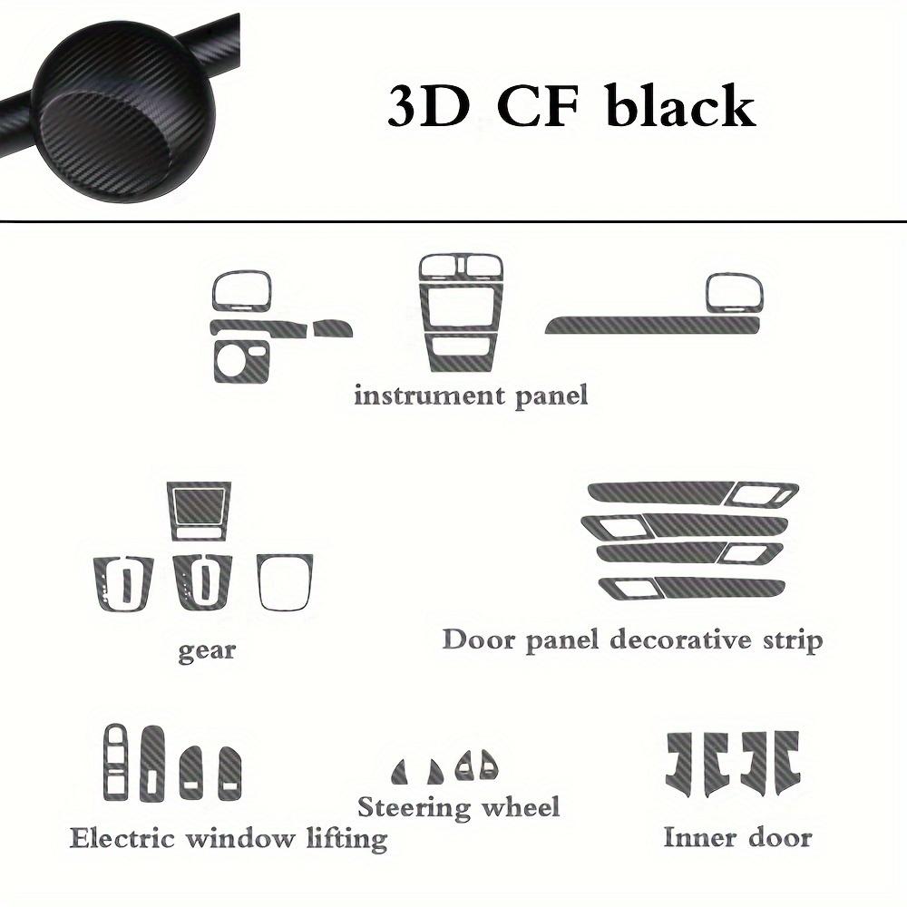 Carbon Fiber Protective Film For Volkswagen Golf MK6 GTI R 2008-2013 Center Console Gear Dashboard Air Door Handle Car Interior