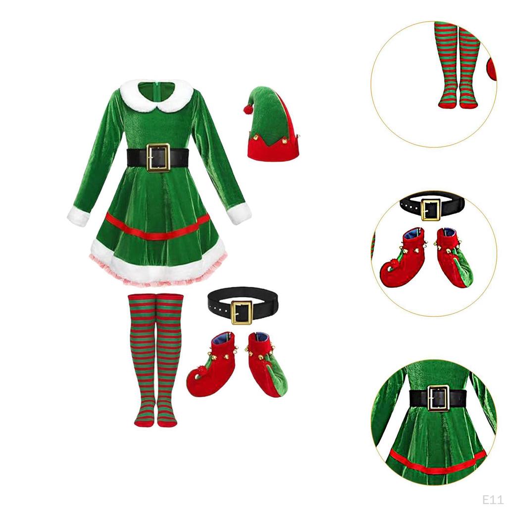 Костюм эльфа на Рождество, одежда для косплея для ролевой игры, вечеринка на Марди Гра, Хэллоуин