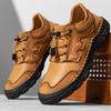 Мужская обувь для отдыха в стиле ретро, большой размер, кожа, резиновая подошва, ручная работа, мужские кожаные ботинки для автомобиля