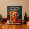 Squirrel Advent Calendar 2025 24-Day Christmas Countdown Calendar with 24 2D Acrylic Squirrel Ornaments for Holiday Tree Decor