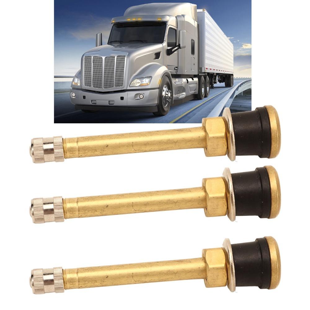 20PCS 0.625" Rim Hole Tire Valve Stem Brass Tubeless Truck Valve Durable Truck Valve Stem Auto Shop
