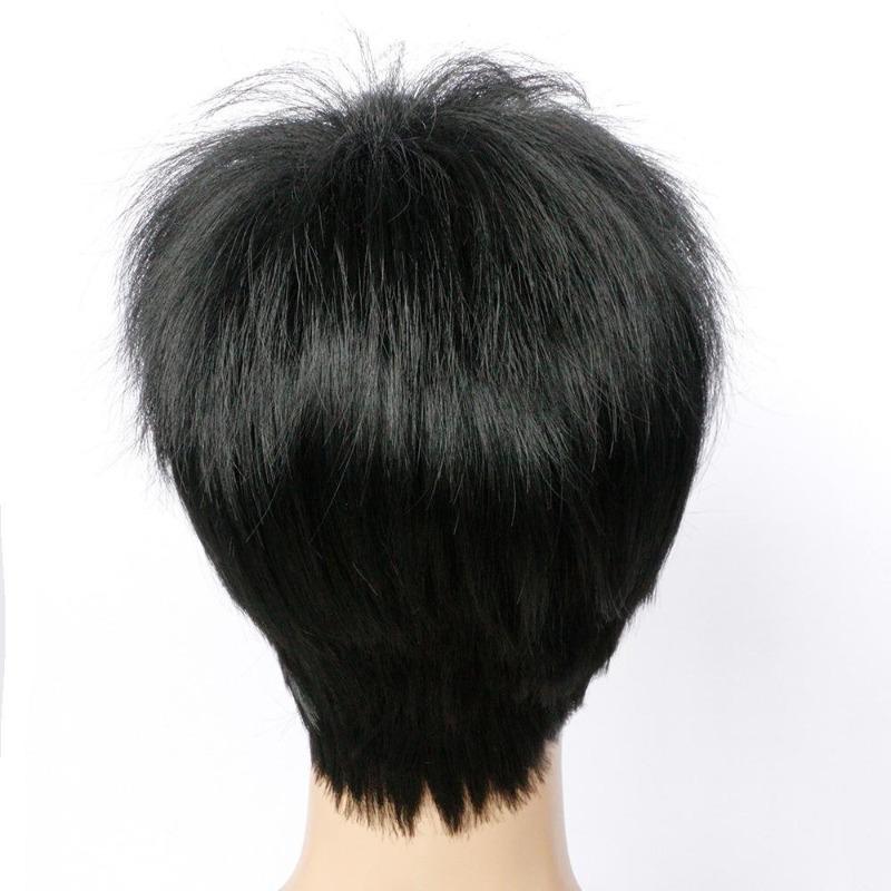 Heat Resistant Synthetic Short Wigs Short Pixie Cuts Wigs Female Wig Natural Looking Wigs