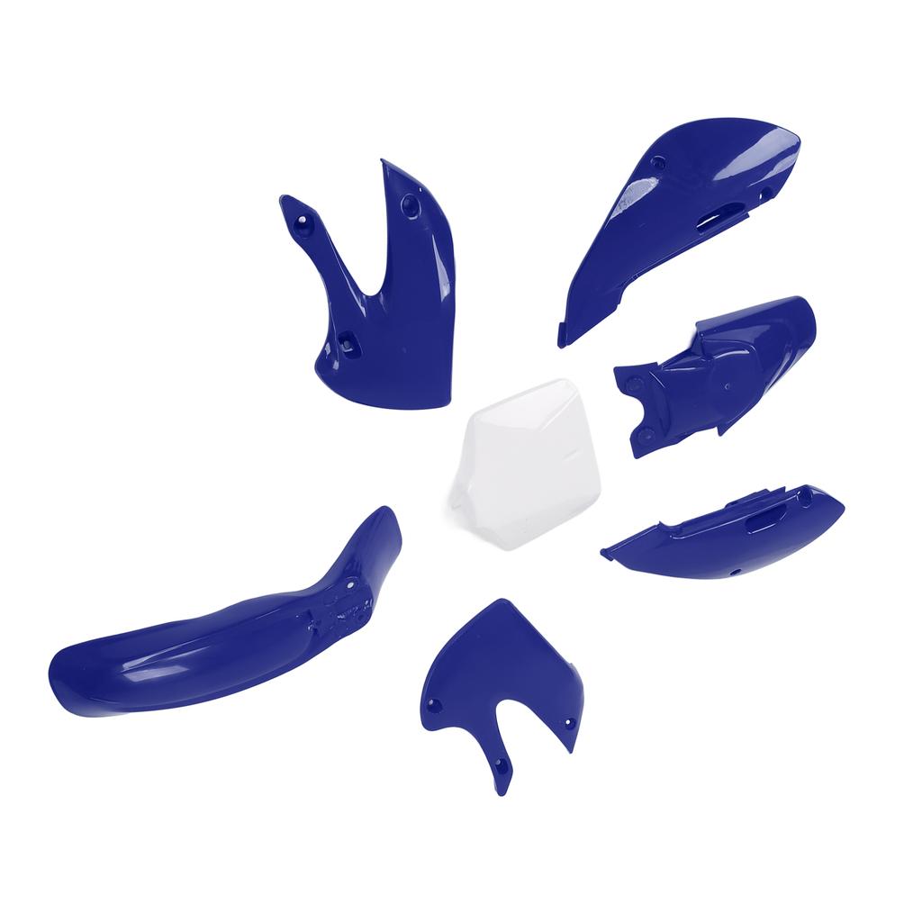 7pcs Dirt Bike Plastic Fairing Kit Body Work Fairing Set Motorcycle Accessories Replacement for KLX110 KX65