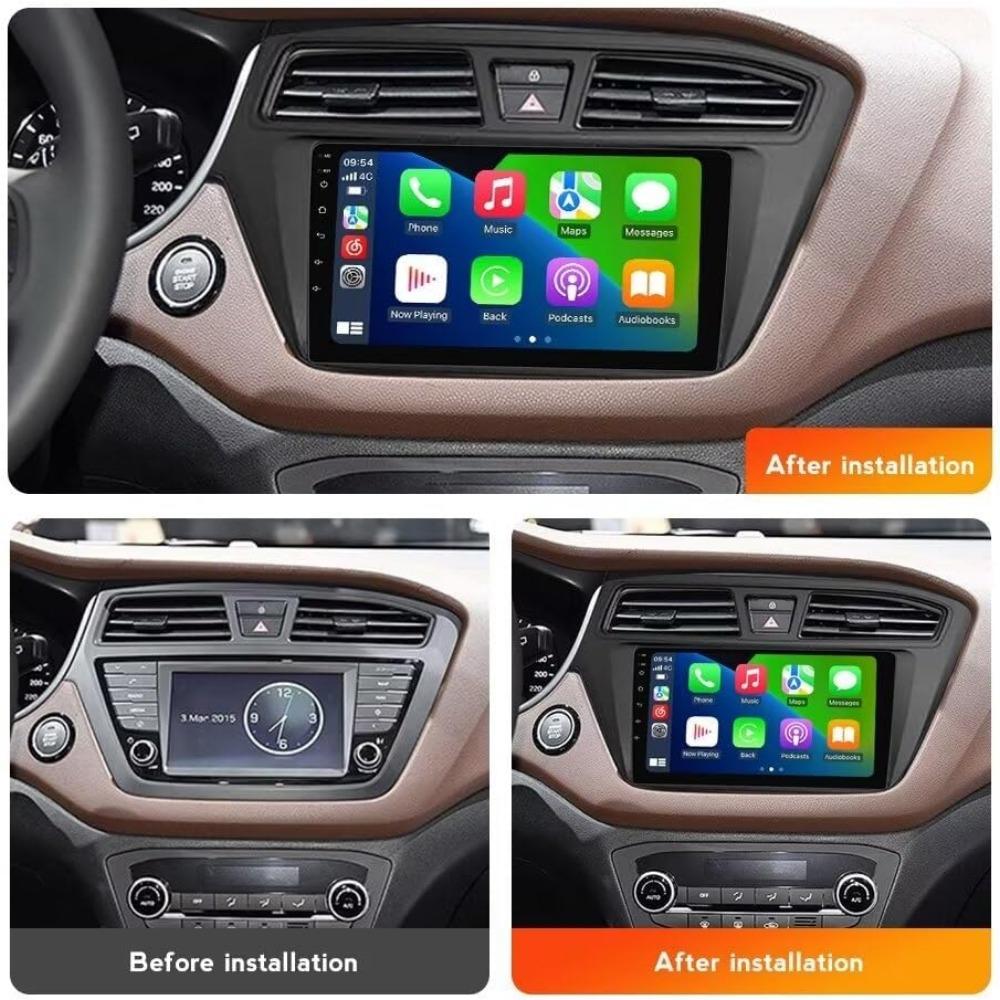 Android 13 для Hyundai I20 LHD 2015 2016 2017 2018 Автомобильный радиоприемник Автомобильный мультимедийный плеер Стерео GPS-навигация WIFI BT NO 2 Din DVD