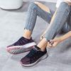 New Four Seasons Lightweight Sports Shoes Women's Korean Version Student Running Shoes Breathable Fly-woven Lace-up Casual Shoes Women's Shoes