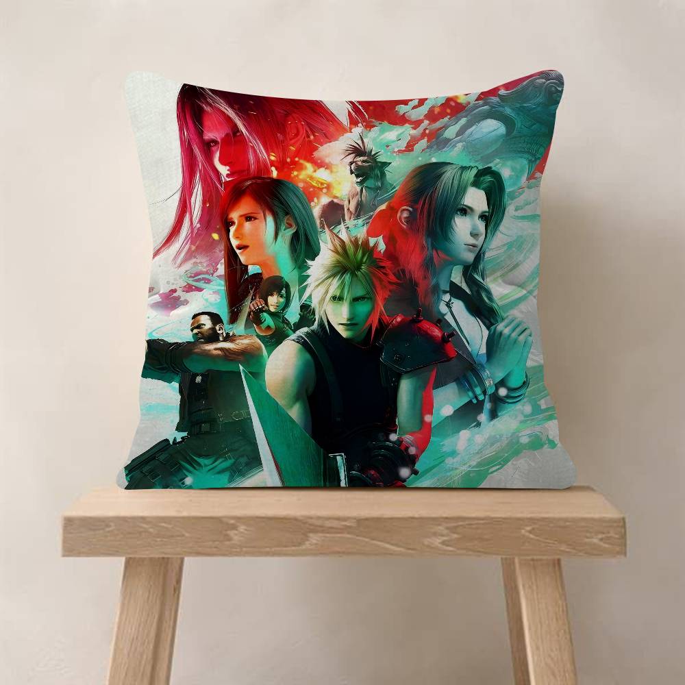 Игровые F-Final F-Fantasy Наволочки Дюймы Сельский Декор Домашние Декоративные Подушки Для Дивана