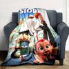 Storks Flight Friendship Flannel Blanket Super Soft Warm Cozy Blanket For Sofa Bed Office Travel Allseason Home Decor Gift