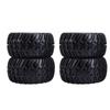 4Pcs Y Shaped Tyre Pattern Rubber Tires With Hubs for 1 10 Scale RC Truck Car