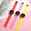 Electronic Watch Touchscreen LED Display Soft Band Round Life Waterproof Solid Color Kids Students Digital Watch Daily Wear