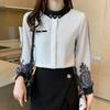 Elegant Women's Blouses Embroidery White Shirts 2023 Spring Long Sleeve Casual Tops Shirts Blusas Mujer
