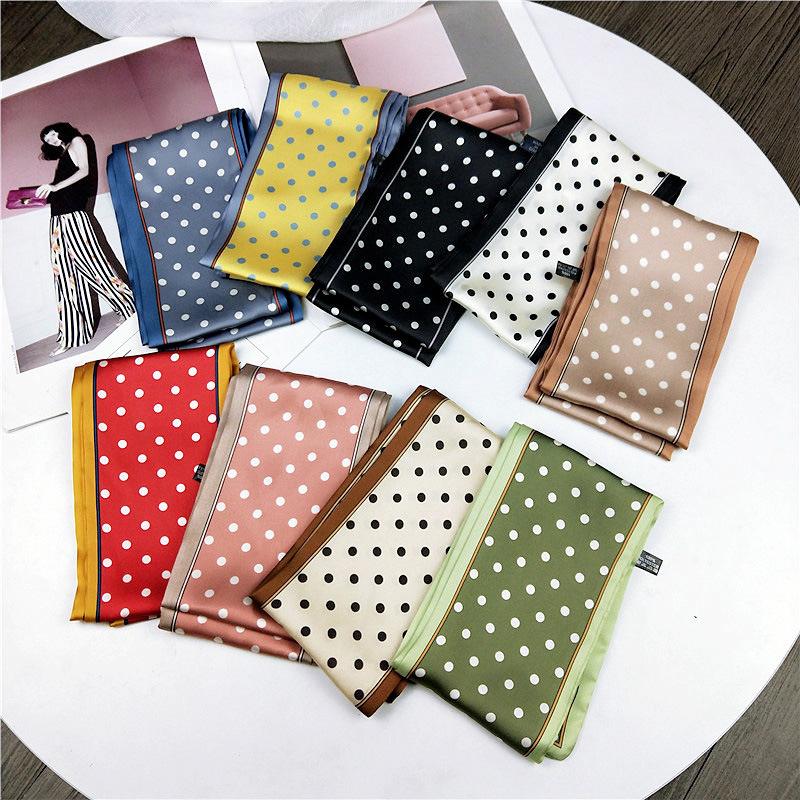 Pingjiao новый стиль весна и осень профессиональное украшение универсальный маленький шелковый шарф женский шарф узкий длинный ремень для волос галстук сумка пояс