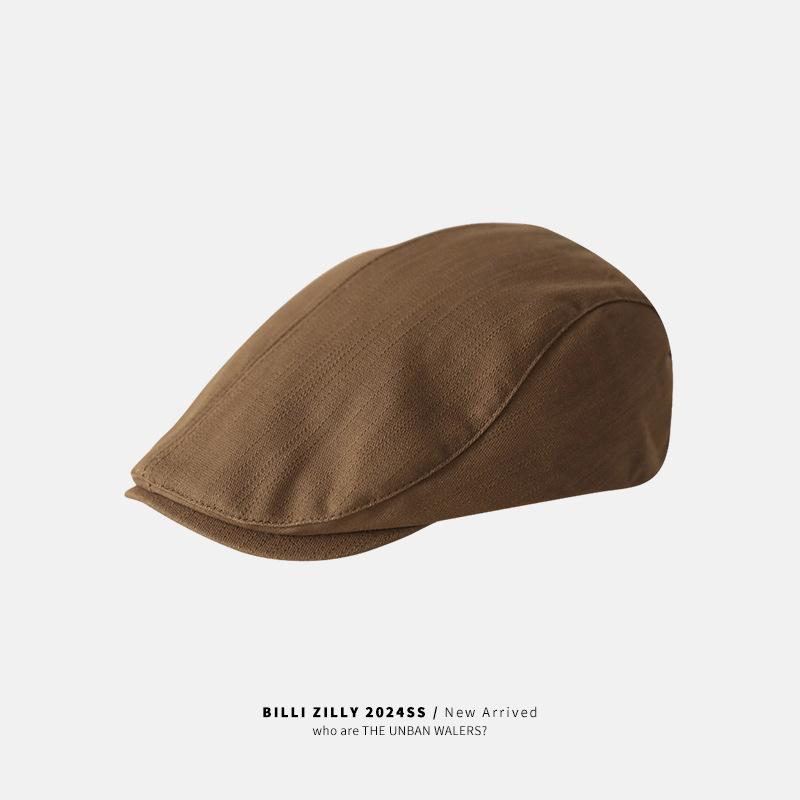 Кепка козырьком женская осенне-зимняя шапка дышащая ретро британская кепка задом наперед литературная и с чувством стиля