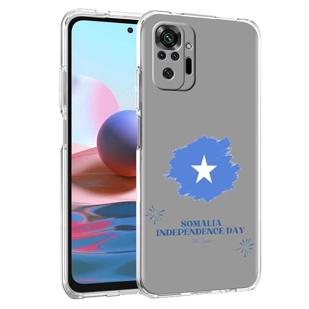 Чехол для телефона для Xiaomi Redmi Note 15 14 5G 13 12 10 11 Pro Plus 4G 14C 13C 12C Мягкий ТПУ Чехол Флаг Сомали