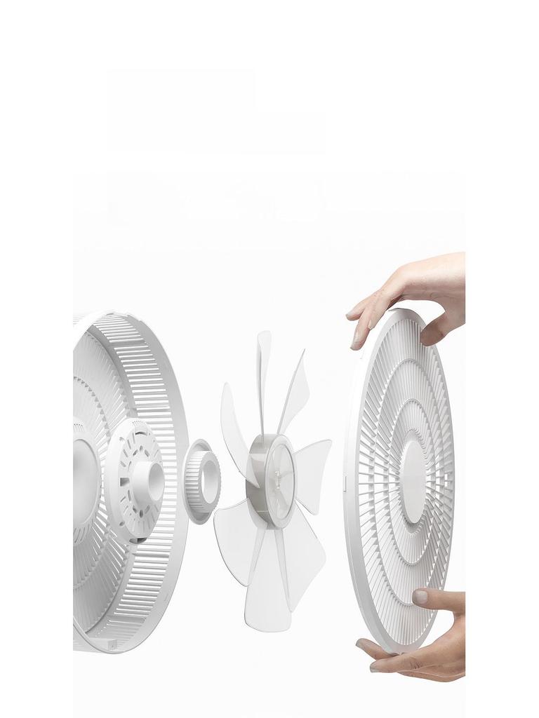 3-Speed Household Electric Fan for Table/Floor Use with Remote Control, Timer, 8m Air Supply, Quiet Operation, and Energy Efficient PP Oscillation.