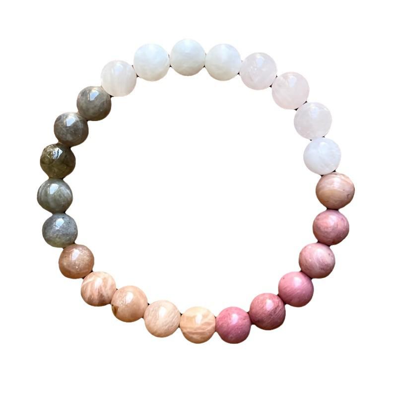 Малахитовый Тигровый глаз Бусинный Счастливый Браслет для Мужчин и Женщин